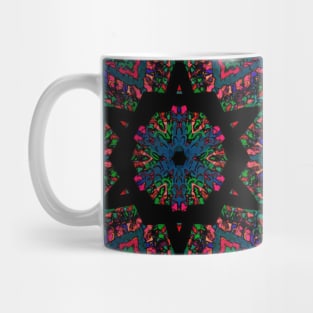 Colorful Knit Star of Life Mug